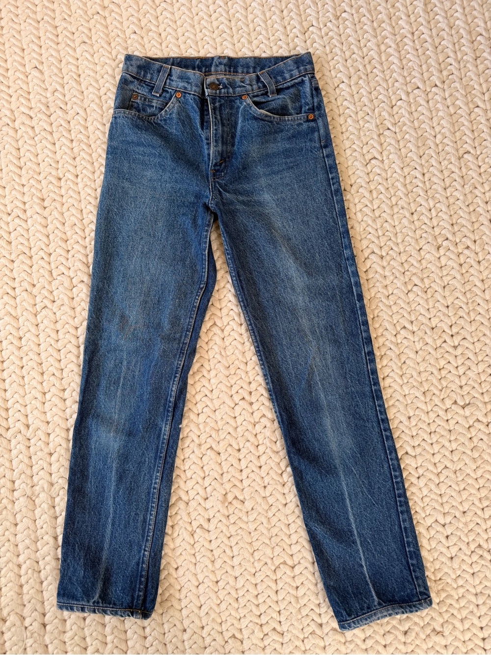 Vintage 1980s Levi’s Orange Tab Student Fit Jeans Made USA 29x28 Rare Broken-In